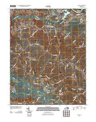 Guinea Virginia Historical topographic map, 1:24000 scale, 7.5 X 7.5 Minute, Year 2010