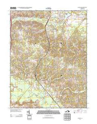 Guinea Virginia Historical topographic map, 1:24000 scale, 7.5 X 7.5 Minute, Year 2013