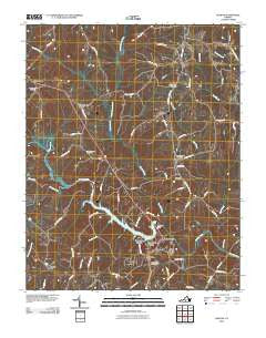 Halifax Virginia Historical topographic map, 1:24000 scale, 7.5 X 7.5 Minute, Year 2010