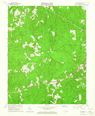 Hallsboro Virginia Historical topographic map, 1:24000 scale, 7.5 X 7.5 Minute, Year 1963