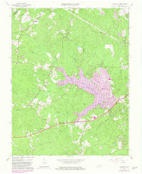 Hallsboro Virginia Historical topographic map, 1:24000 scale, 7.5 X 7.5 Minute, Year 1963
