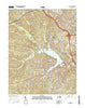 Hallsboro Virginia Current topographic map, 1:24000 scale, 7.5 X 7.5 Minute, Year 2016