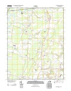 Hallwood Virginia Historical topographic map, 1:24000 scale, 7.5 X 7.5 Minute, Year 2013