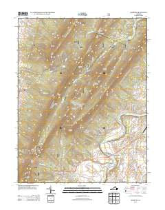 Hamburg Virginia Historical topographic map, 1:24000 scale, 7.5 X 7.5 Minute, Year 2013