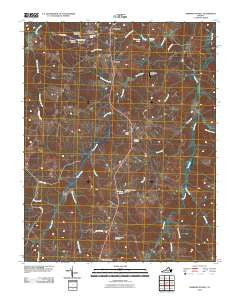 Hampden Sydney Virginia Historical topographic map, 1:24000 scale, 7.5 X 7.5 Minute, Year 2010
