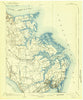 Hampton Virginia Historical topographic map, 1:62500 scale, 15 X 15 Minute, Year 1907