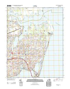 Hampton Virginia Historical topographic map, 1:24000 scale, 7.5 X 7.5 Minute, Year 2013