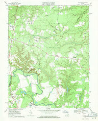 Hanover Virginia Historical topographic map, 1:24000 scale, 7.5 X 7.5 Minute, Year 1969