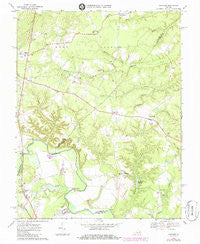 Hanover Virginia Historical topographic map, 1:24000 scale, 7.5 X 7.5 Minute, Year 1969