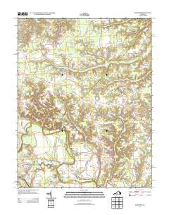 Hanover Virginia Historical topographic map, 1:24000 scale, 7.5 X 7.5 Minute, Year 2013