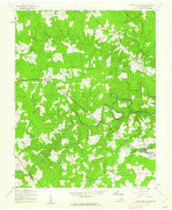 Hanover Academy Virginia Historical topographic map, 1:24000 scale, 7.5 X 7.5 Minute, Year 1943