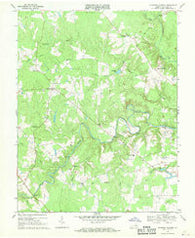 Hanover Academy Virginia Historical topographic map, 1:24000 scale, 7.5 X 7.5 Minute, Year 1969