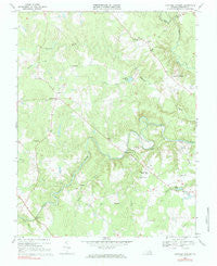 Hanover Academy Virginia Historical topographic map, 1:24000 scale, 7.5 X 7.5 Minute, Year 1969