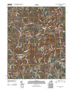 Hanover Academy Virginia Historical topographic map, 1:24000 scale, 7.5 X 7.5 Minute, Year 2010