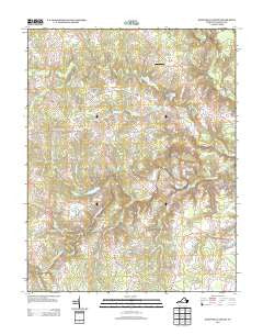 Hanover Academy Virginia Historical topographic map, 1:24000 scale, 7.5 X 7.5 Minute, Year 2013
