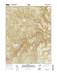 Hanover Academy Virginia Current topographic map, 1:24000 scale, 7.5 X 7.5 Minute, Year 2016