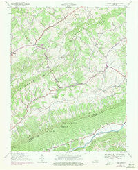 Hansonville Virginia Historical topographic map, 1:24000 scale, 7.5 X 7.5 Minute, Year 1938
