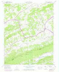 Hansonville Virginia Historical topographic map, 1:24000 scale, 7.5 X 7.5 Minute, Year 1938