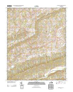 Hansonville Virginia Historical topographic map, 1:24000 scale, 7.5 X 7.5 Minute, Year 2013