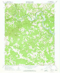 Hardy Virginia Historical topographic map, 1:24000 scale, 7.5 X 7.5 Minute, Year 1963
