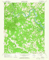 Hardy Virginia Historical topographic map, 1:24000 scale, 7.5 X 7.5 Minute, Year 1963
