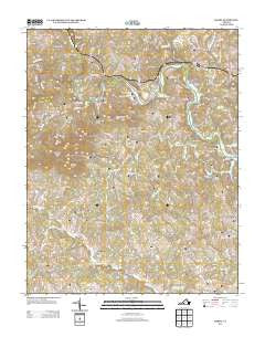Hardy Virginia Historical topographic map, 1:24000 scale, 7.5 X 7.5 Minute, Year 2013