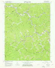 Harman Virginia Historical topographic map, 1:24000 scale, 7.5 X 7.5 Minute, Year 1963