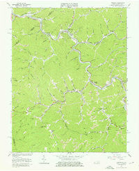 Harman Virginia Historical topographic map, 1:24000 scale, 7.5 X 7.5 Minute, Year 1963