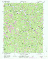 Harman Virginia Historical topographic map, 1:24000 scale, 7.5 X 7.5 Minute, Year 1963