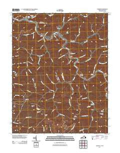 Harman Virginia Historical topographic map, 1:24000 scale, 7.5 X 7.5 Minute, Year 2011