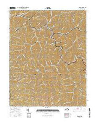 Harman Virginia Current topographic map, 1:24000 scale, 7.5 X 7.5 Minute, Year 2016