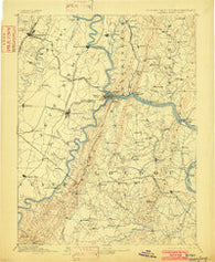 Harpers Ferry Virginia Historical topographic map, 1:125000 scale, 30 X 30 Minute, Year 1893