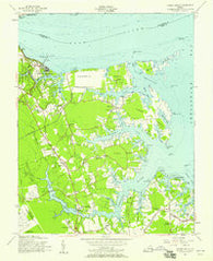 Harris Grove Virginia Historical topographic map, 1:24000 scale, 7.5 X 7.5 Minute, Year 1955