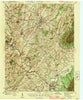 Harrisonburg Virginia Historical topographic map, 1:62500 scale, 15 X 15 Minute, Year 1943