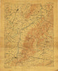 Harrisonburg Virginia Historical topographic map, 1:125000 scale, 30 X 30 Minute, Year 1892