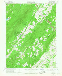 Hayfield Virginia Historical topographic map, 1:24000 scale, 7.5 X 7.5 Minute, Year 1965