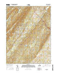 Hayfield Virginia Current topographic map, 1:24000 scale, 7.5 X 7.5 Minute, Year 2016