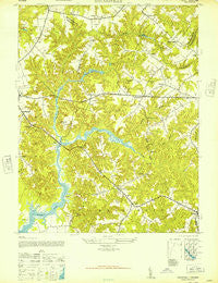 Haynesville Virginia Historical topographic map, 1:24000 scale, 7.5 X 7.5 Minute, Year 1947