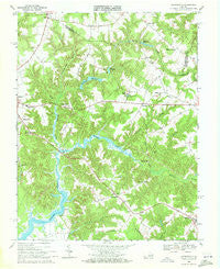 Haynesville Virginia Historical topographic map, 1:24000 scale, 7.5 X 7.5 Minute, Year 1968
