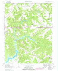 Haynesville Virginia Historical topographic map, 1:24000 scale, 7.5 X 7.5 Minute, Year 1968