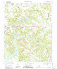 Haynesville Virginia Historical topographic map, 1:24000 scale, 7.5 X 7.5 Minute, Year 1968
