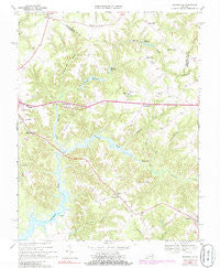 Haynesville Virginia Historical topographic map, 1:24000 scale, 7.5 X 7.5 Minute, Year 1968
