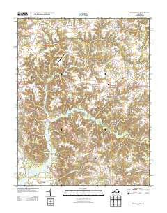 Haynesville Virginia Historical topographic map, 1:24000 scale, 7.5 X 7.5 Minute, Year 2013
