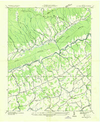 Hayters Gap Virginia Historical topographic map, 1:24000 scale, 7.5 X 7.5 Minute, Year 1935