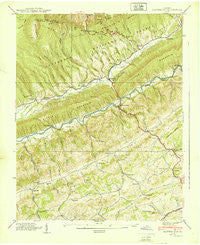 Hayters Gap Virginia Historical topographic map, 1:24000 scale, 7.5 X 7.5 Minute, Year 1939