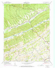 Hayters Gap Virginia Historical topographic map, 1:24000 scale, 7.5 X 7.5 Minute, Year 1938