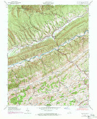 Hayters Gap Virginia Historical topographic map, 1:24000 scale, 7.5 X 7.5 Minute, Year 1938