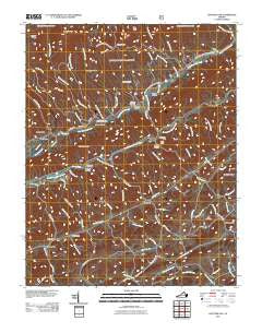 Hayters Gap Virginia Historical topographic map, 1:24000 scale, 7.5 X 7.5 Minute, Year 2011