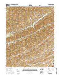 Hayters Gap Virginia Current topographic map, 1:24000 scale, 7.5 X 7.5 Minute, Year 2016