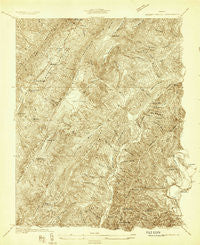 Healing Springs Virginia Historical topographic map, 1:24000 scale, 7.5 X 7.5 Minute, Year 1931